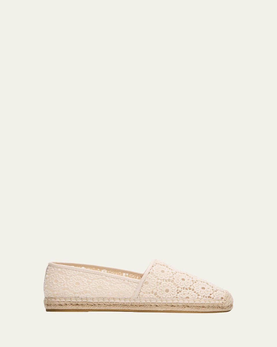 Bareitall Cotton Espadrille Loafers